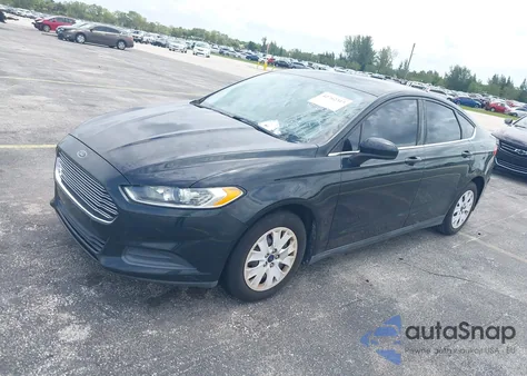 2014 Ford Fusion S из США, поврежденный, VIN 3FA6P0G75ER236195